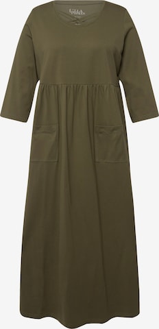 Ulla Popken Dress in Green: front