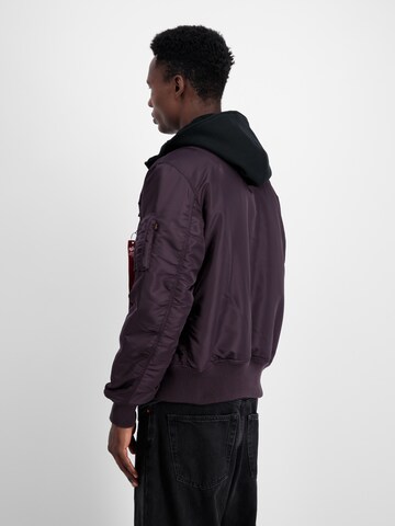 ALPHA INDUSTRIES Tussenjas 'MA-1 D-Tec SE' in Lila