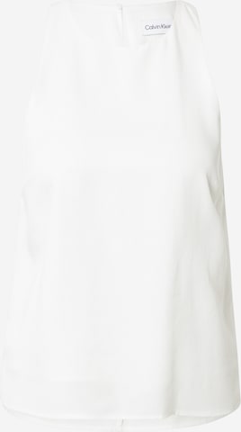 Calvin Klein - Blusa en blanco: frente