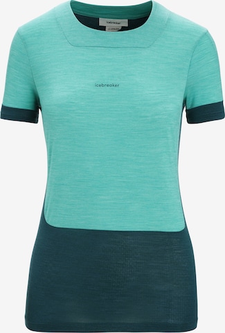 ICEBREAKER Functioneel shirt 'ZoneKnit' in Groen: voorkant