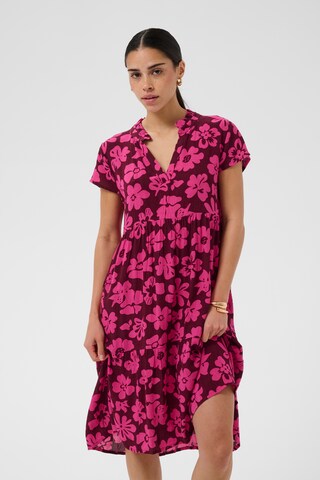 Robe 'KAmarianah' Kaffe en rouge : devant