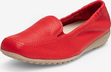 VITAFORM Moccasins in Red: front