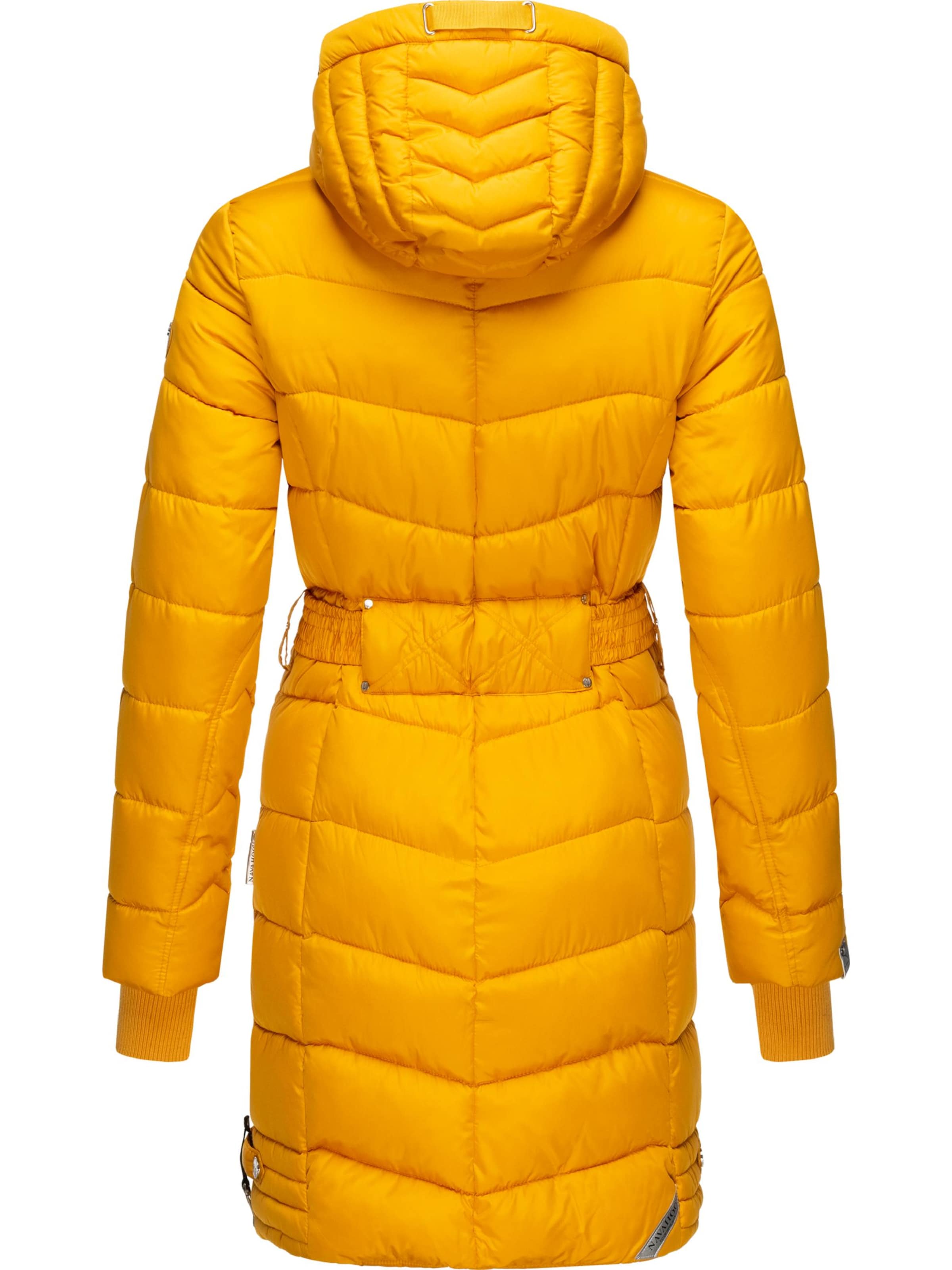 NAVAHOO Winter coat 'Alpenveilchen' in Yellow