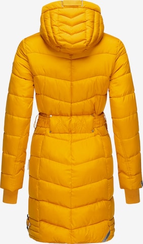 NAVAHOO Χειμερινό παλτό 'Alpenveilchen' σε κίτρινο