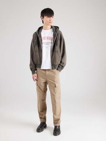 JACK & JONES Футболка 'JORFREDERIKSBERG MARGATE' в Белый