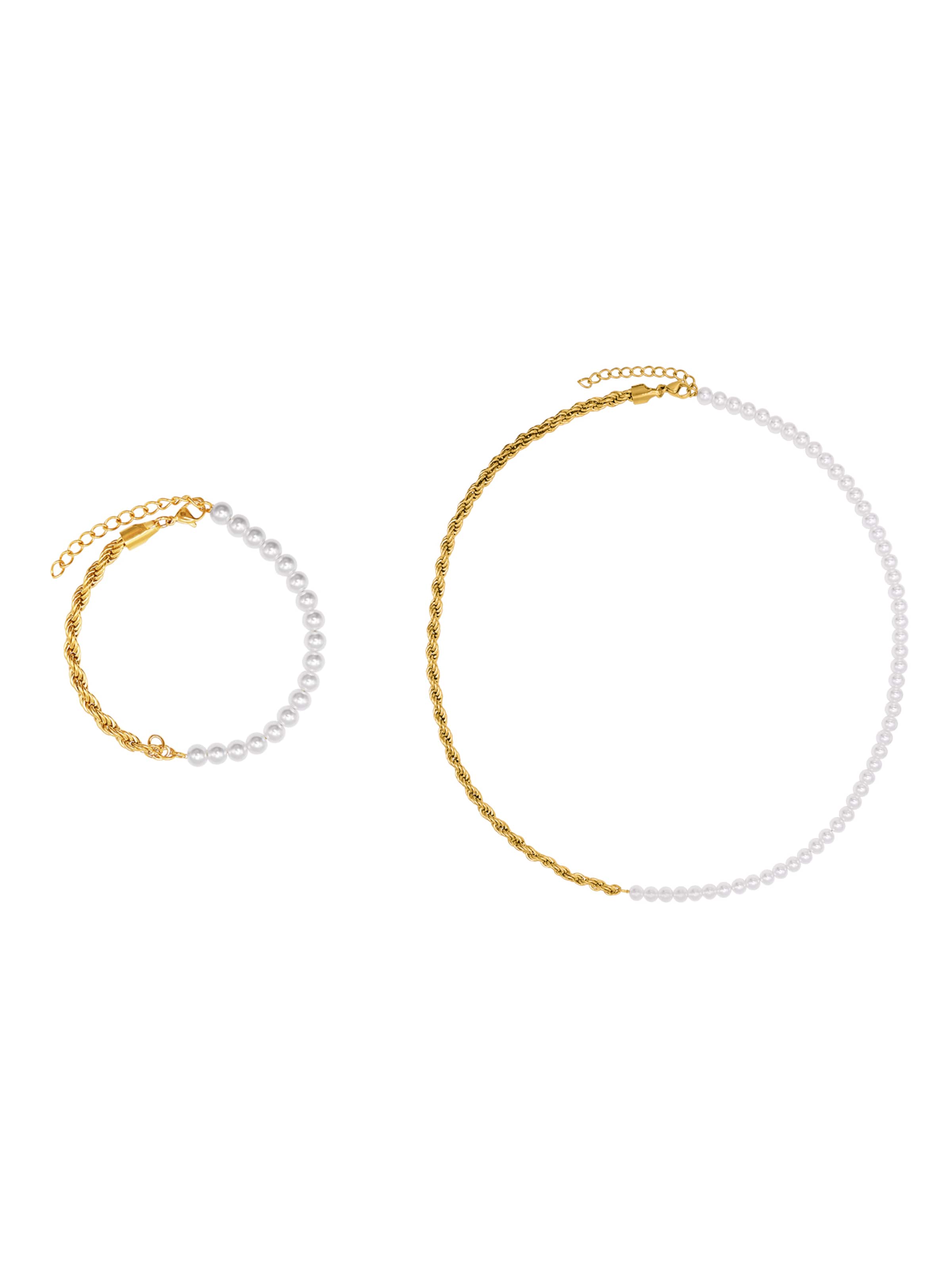 Heideman Sieraden set 'Jill' in Goud: voorkant