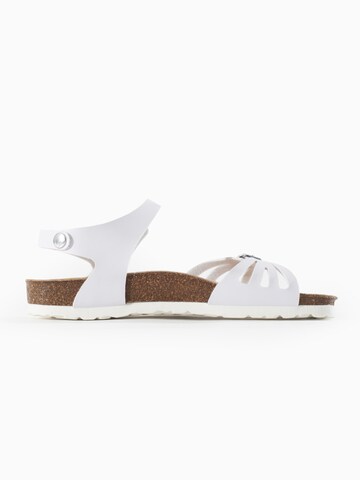 Bayton Strap sandal 'Eos' in White