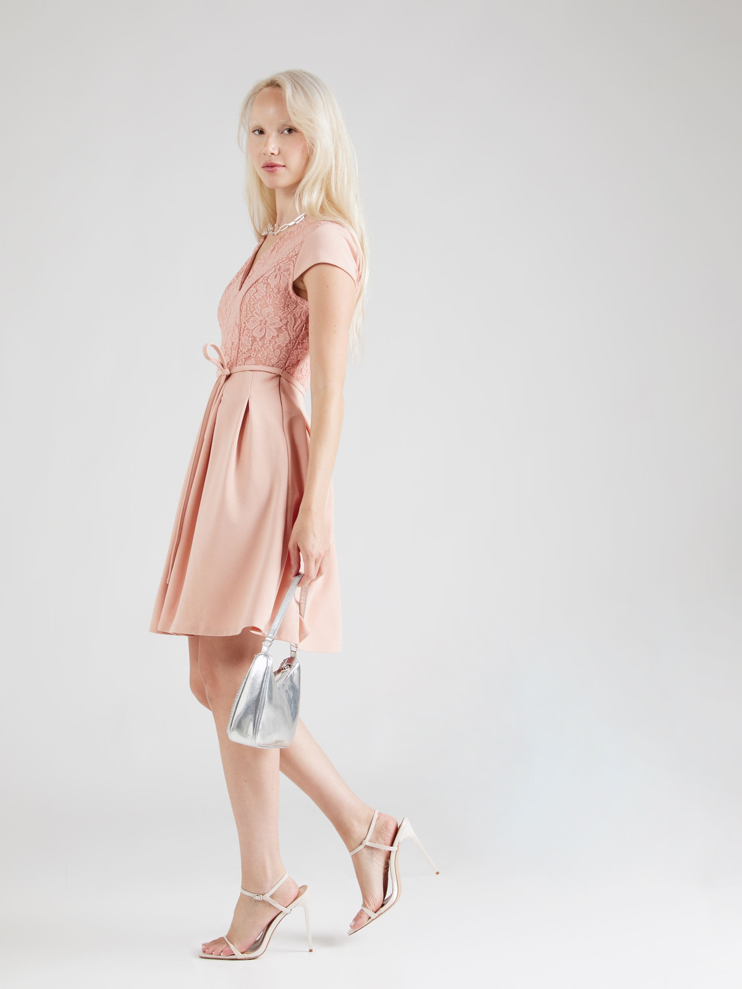 Roze kanten jurk hotsell