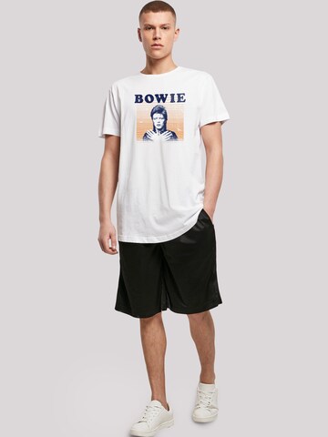 T-Shirt 'David Bowie' F4NT4STIC en blanc