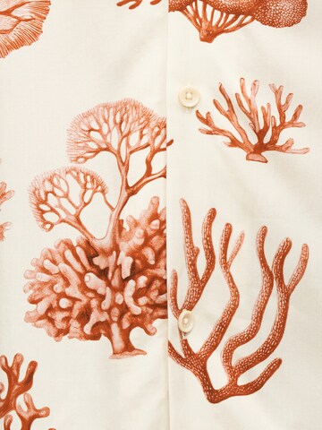 DRYKORN Comfort fit Button Up Shirt 'BIJAN_2 10' in Orange