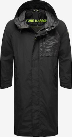 Manteau mi-saison 'Zafaar' STONE HARBOUR en noir