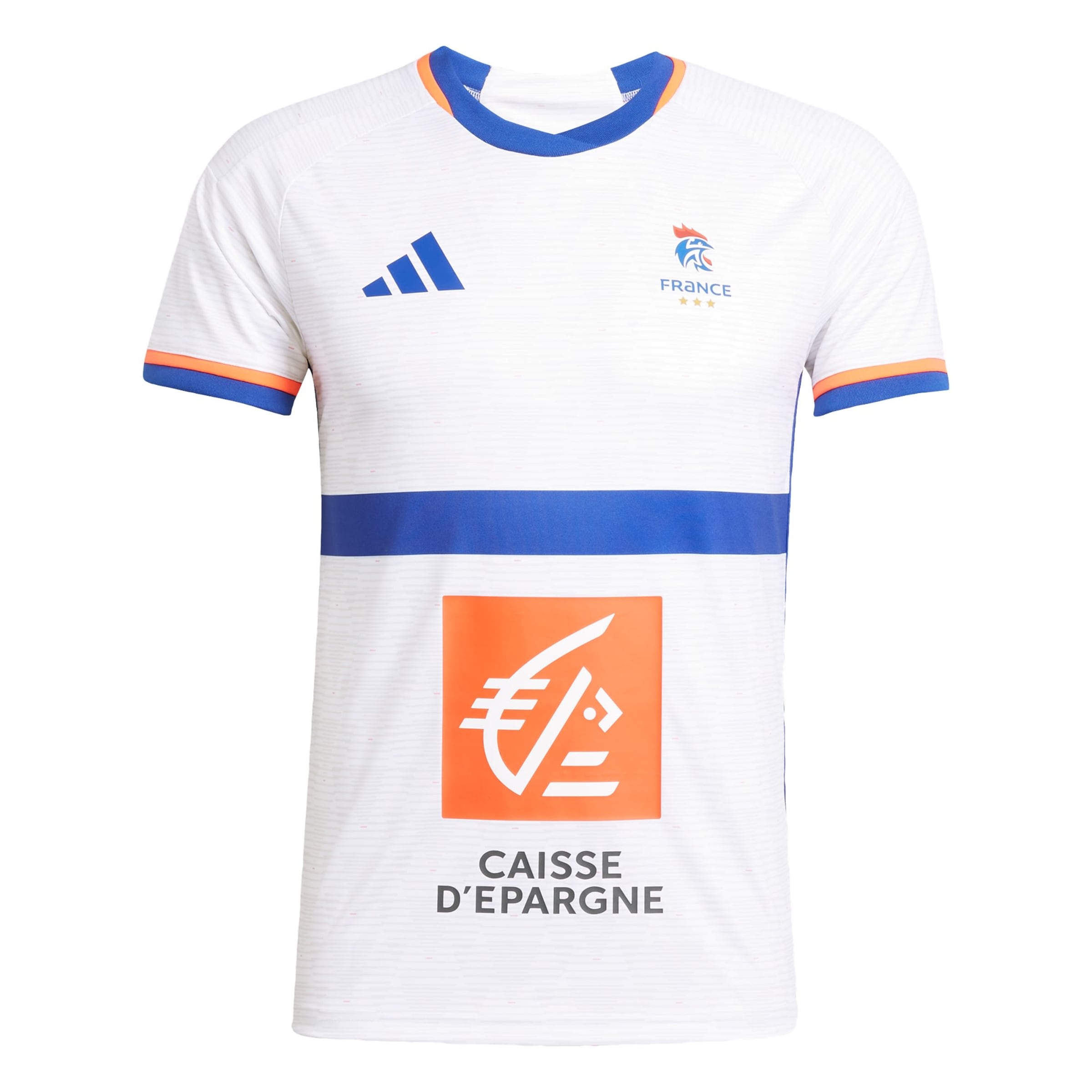ADIDAS PERFORMANCE Tricot 'France Handball Replica' in Wit: voorkant