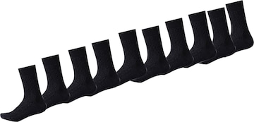 Millo Socks 'Cosy Twist 10' in Black: front