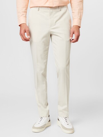 Coupe slim Pantalon à plis 'Franco' JACK & JONES en beige : devant