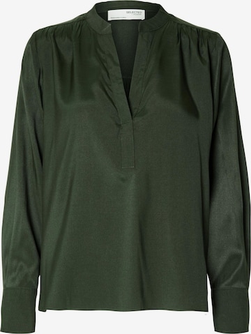 SELECTED FEMME Blouse in Groen: voorkant