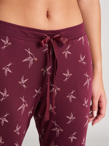 SCHIESSER Pajama pants ' Mix+Relax ' in Red