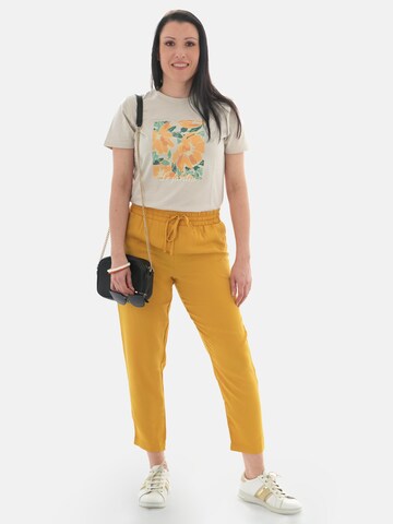 PANTONECLO Regular Trousers 'Pantoneclo Women's Trousers' in Yellow
