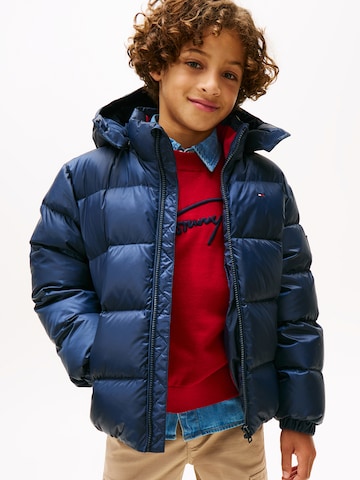TOMMY HILFIGER Prechodná bunda 'Essential' - Modrá: predná strana