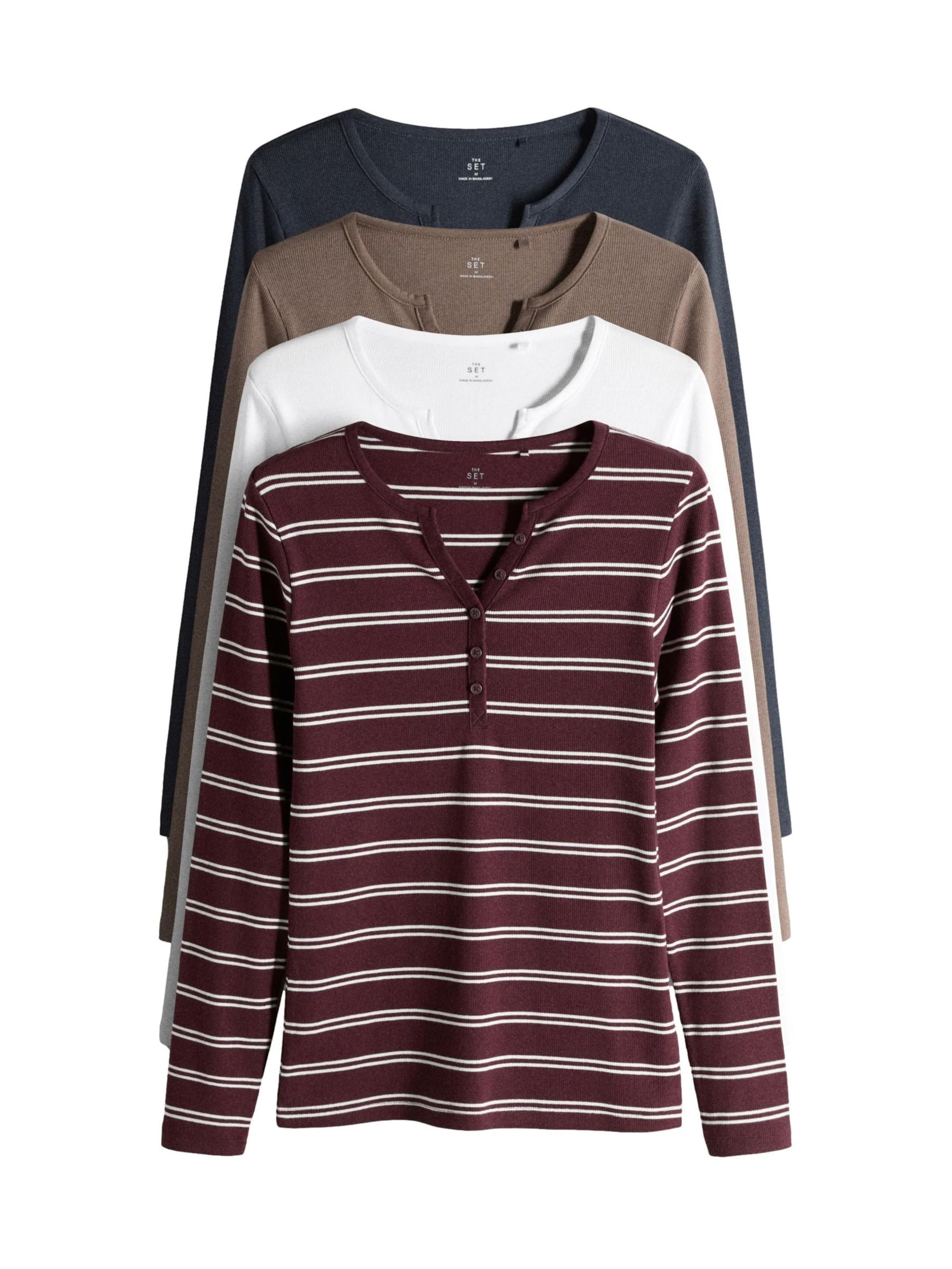 The Set Футболка в Смешанный: спереди