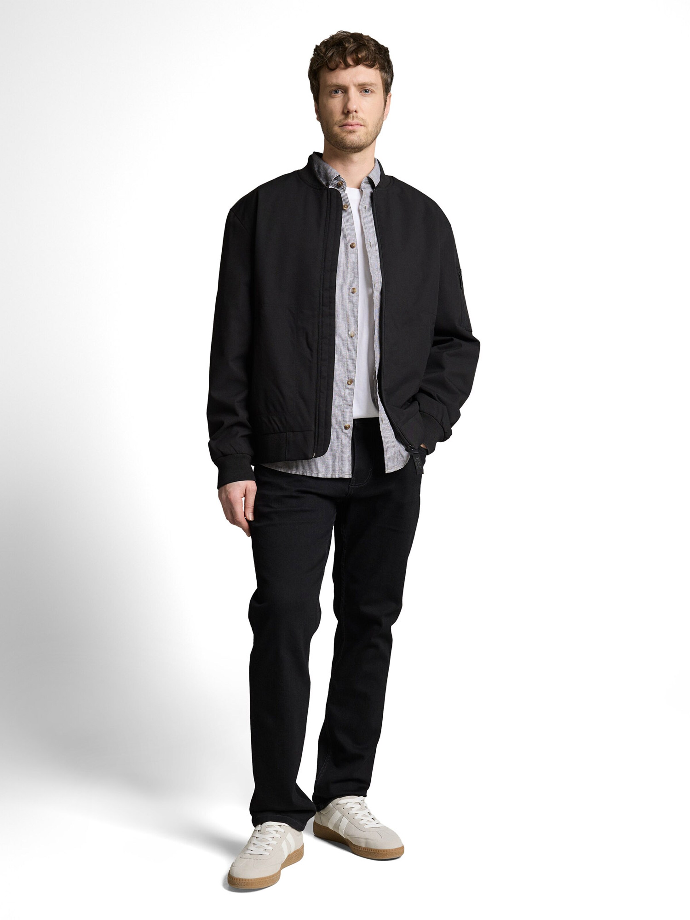 TOM TAILOR Regular fit Button Up Shirt in Green