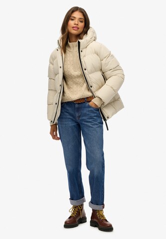Superdry Winterjas '5 Baffle Sports' in Beige