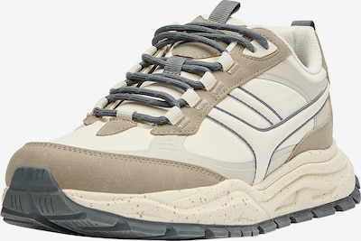 Pull&Bear Matalavartiset tennarit värissä beige / kameli / tummanharmaa / valkoinen, Tuotenäkymä