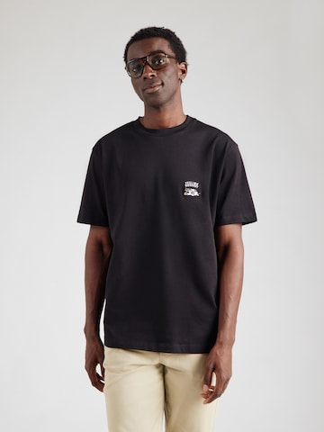Lindbergh T-shirt i svart: framsida