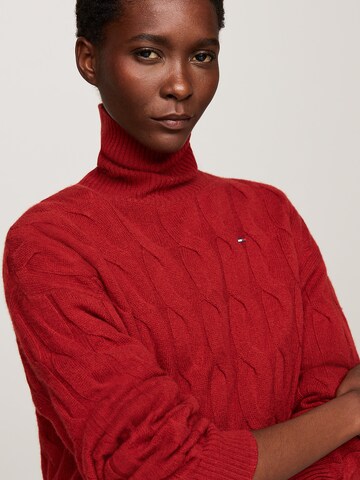 TOMMY HILFIGER Pullover in Rot