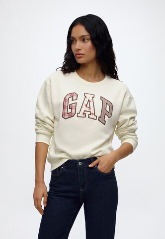 GAP Sweatshirt 'HERITAGE' in Beige