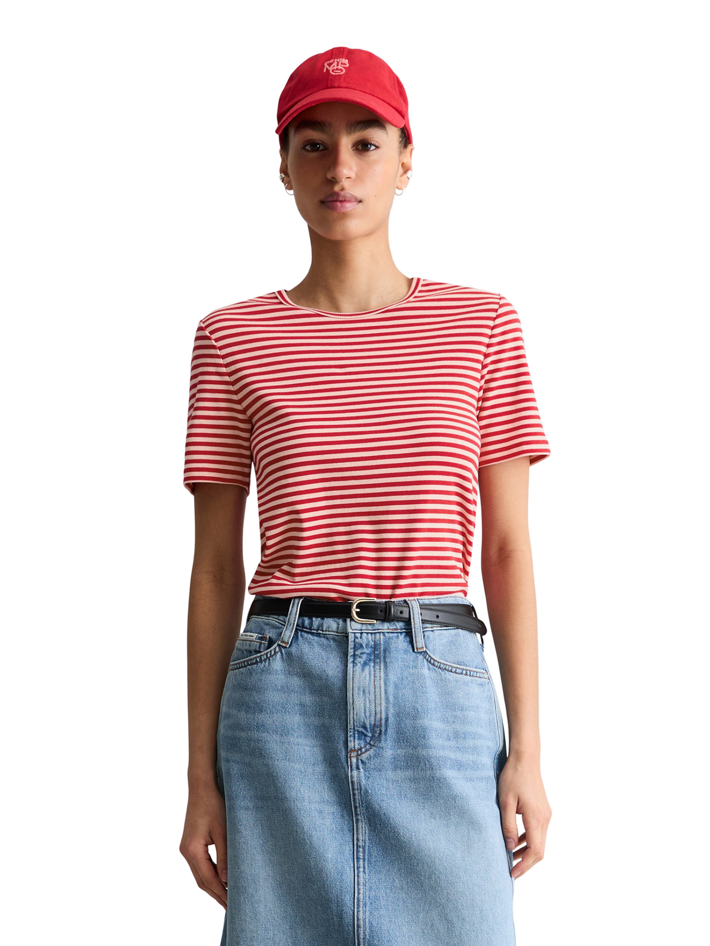 Maglietta di Marc O'Polo DENIM in rosso: frontale