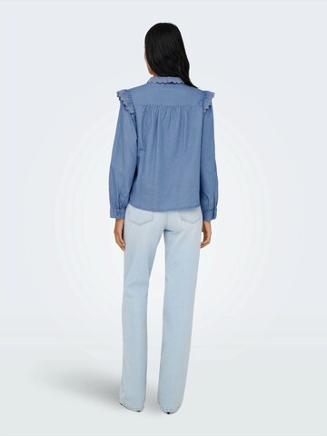 ONLY - Blusa 'ONLPIPER' em azul