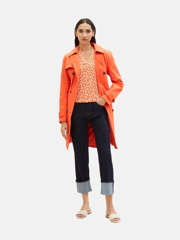 TOM TAILOR Blouse in Orange