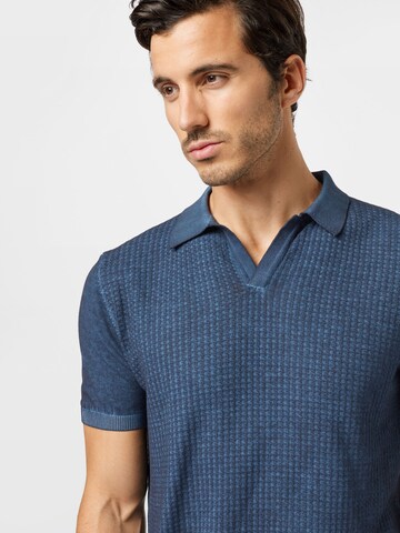 Oscar Jacobson Poloshirt 'MALCOLM' in Blau