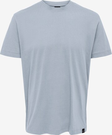 Only & Sons Shirt 'MAX' in Blauw: voorkant