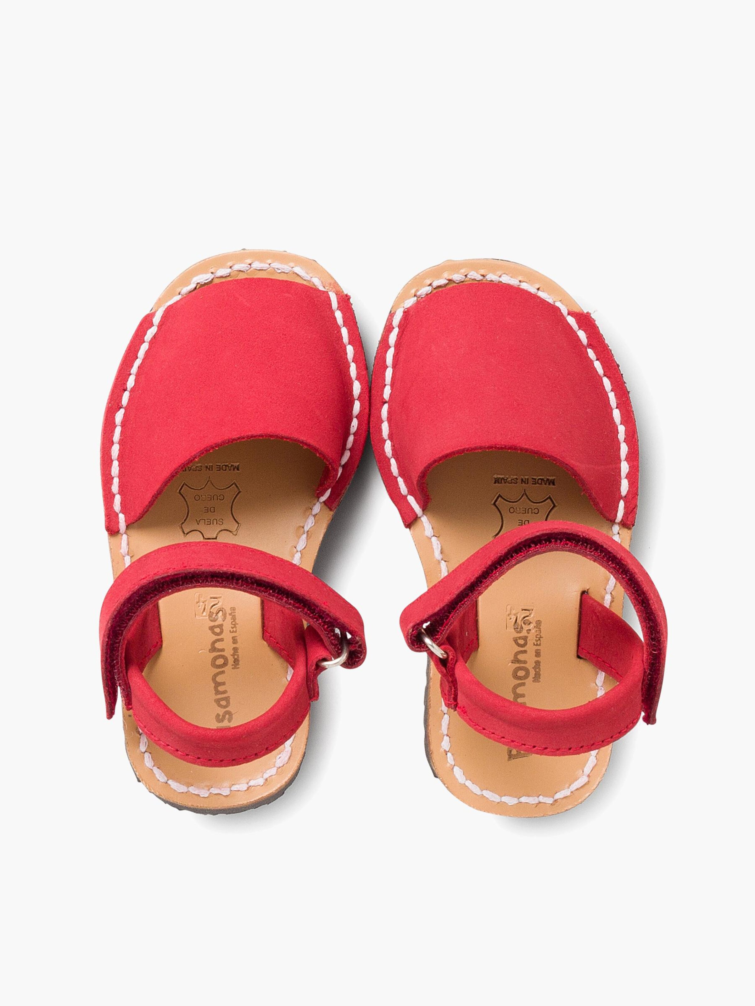 Sandales Pisamonas en rouge