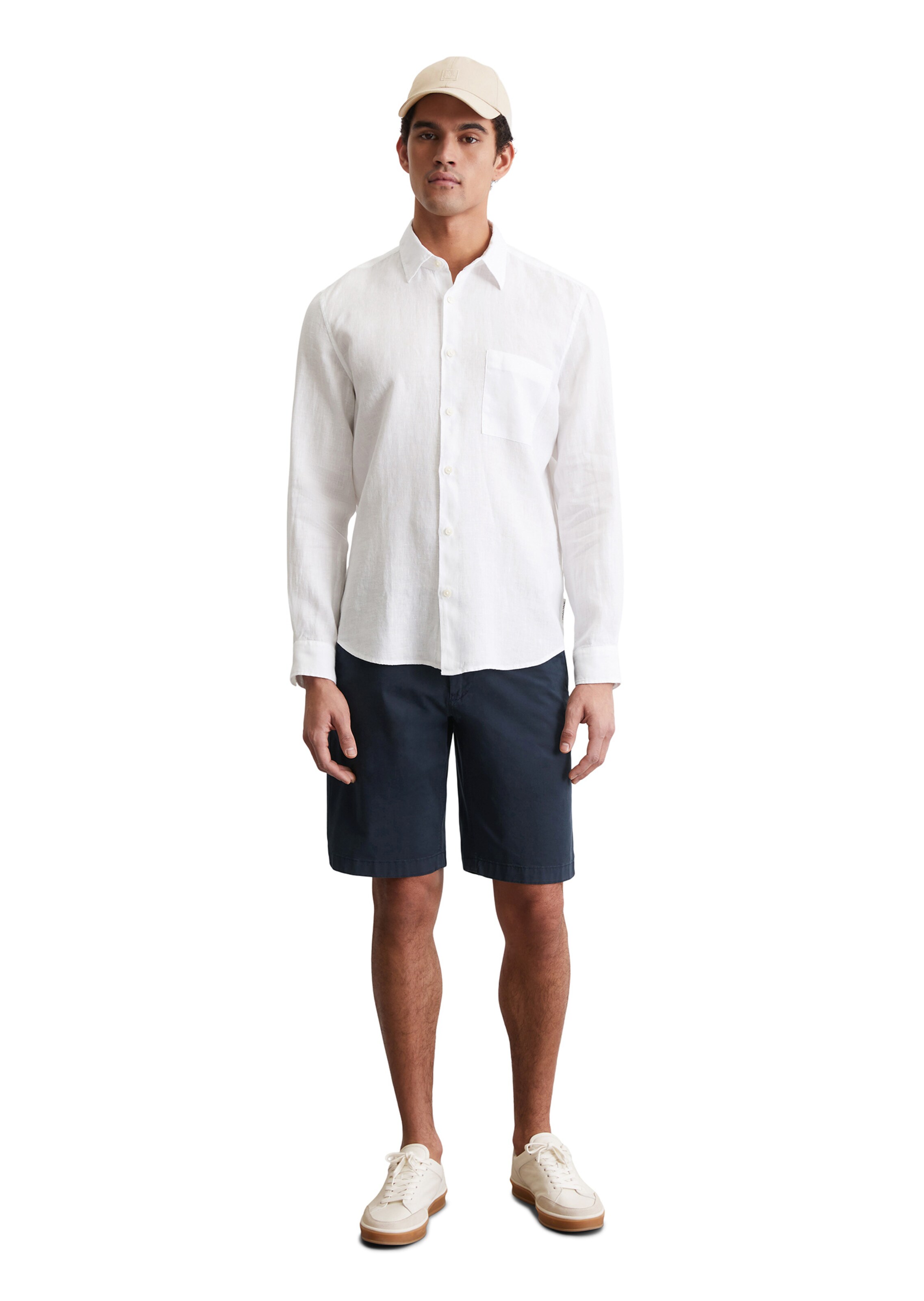 Marc O'Polo Regular Fit Hemd in Weiß