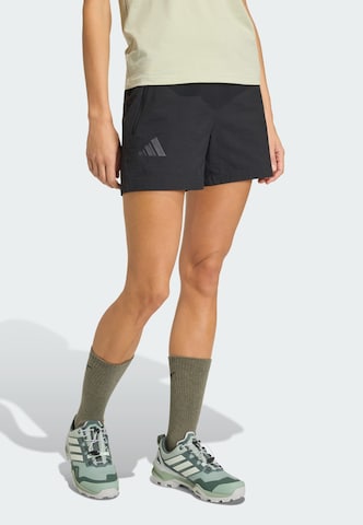 ADIDAS TERREX - regular Pantalón de montaña 'Xperior' en negro: frente