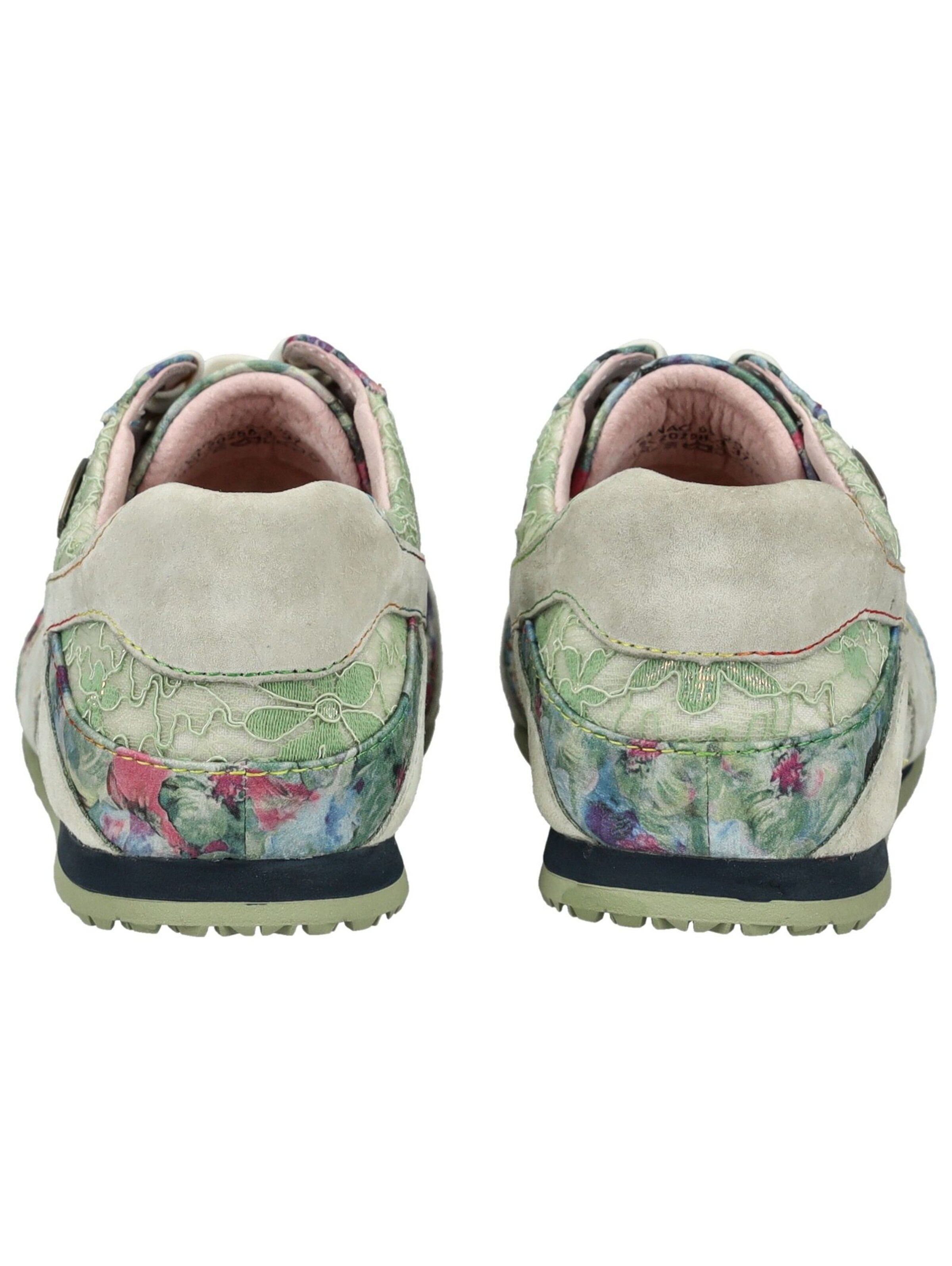 Laura Vita Platform trainers in Green