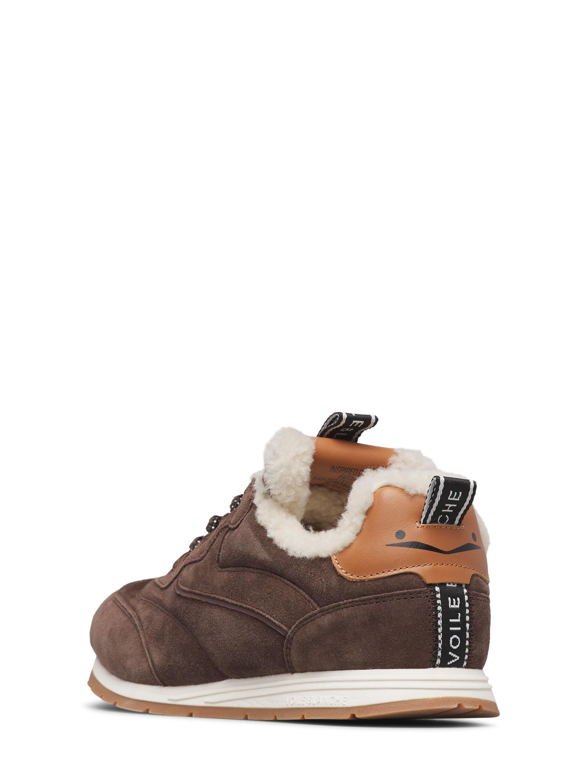 Voile blanche Sneaker low 'PLAY SNEAK FUR M 01.'‌‌‌‌ in Braun