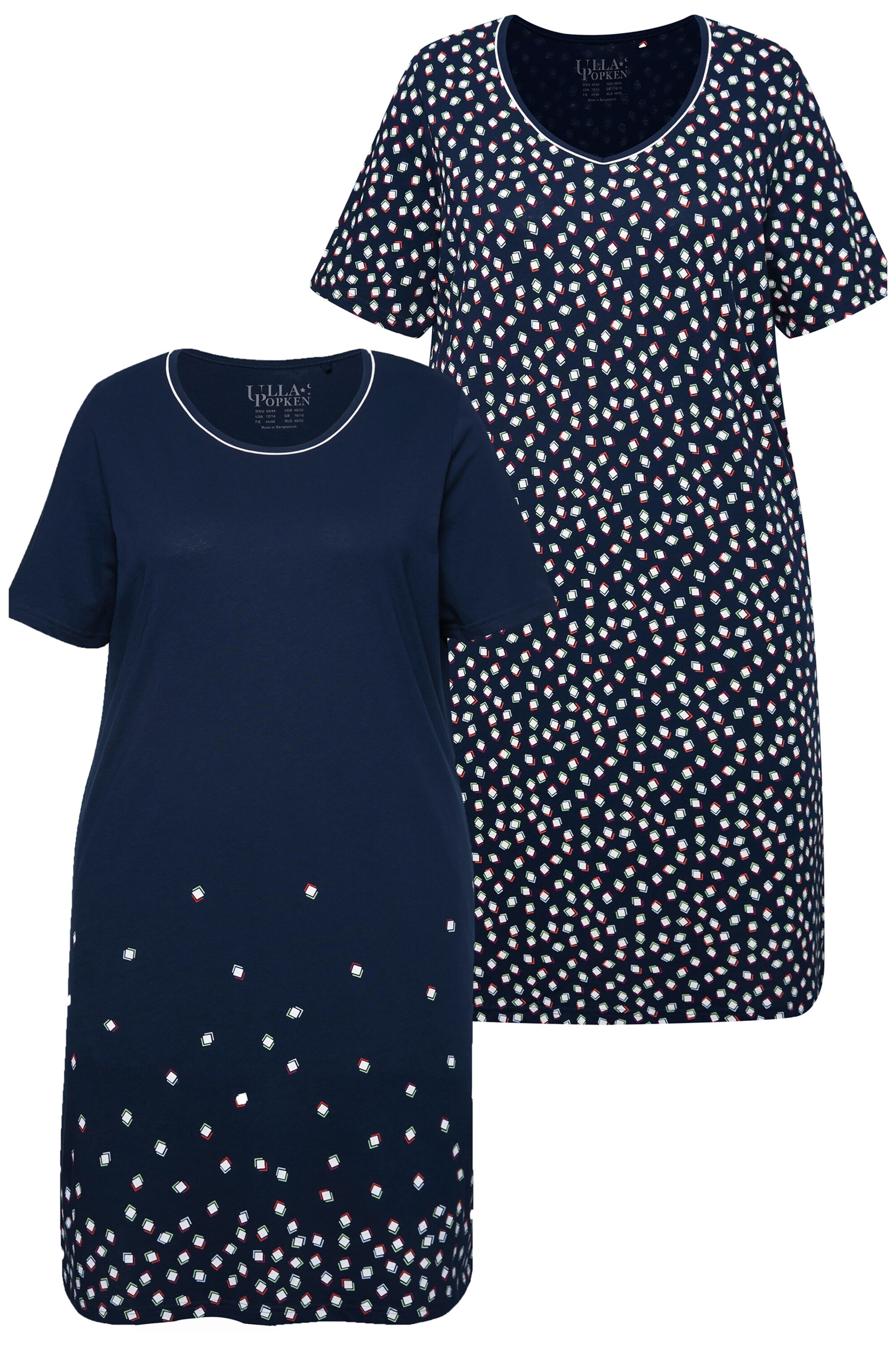 Ulla Popken Nightgown in Blue: front