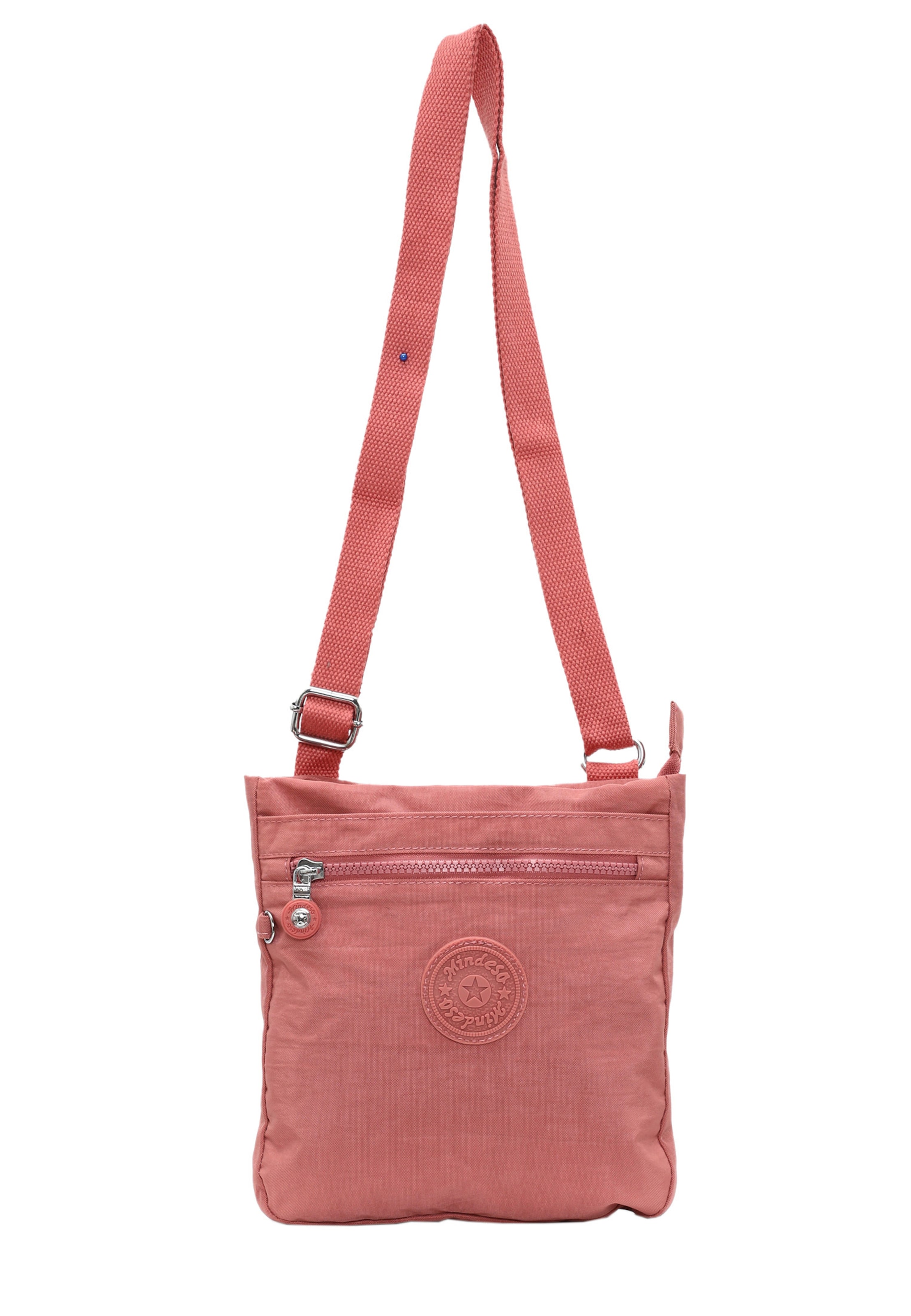 Mindesa - Mala de ombro em vermelho: frente