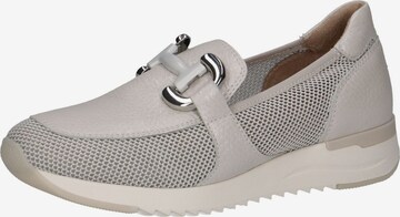 CAPRICE Classic Flats in Grey: front