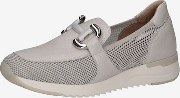 CAPRICE Classic Flats in Grey: front