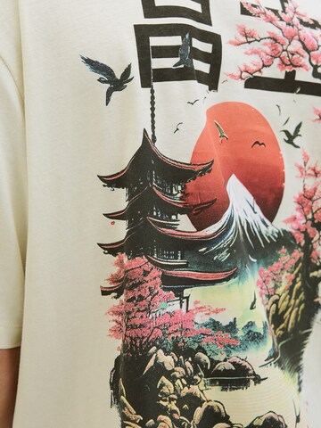 Jack & Jones Plus Футболка 'JORFuji' в Белый
