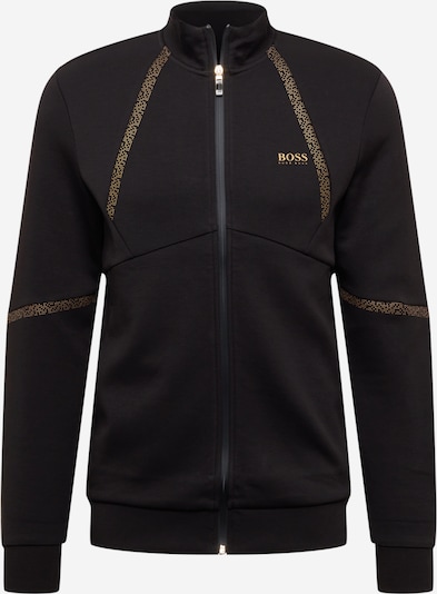 BOSS ATHLEISURE Zip-Up Hoodie 'Skaz 2' in Gold / Black, Item view