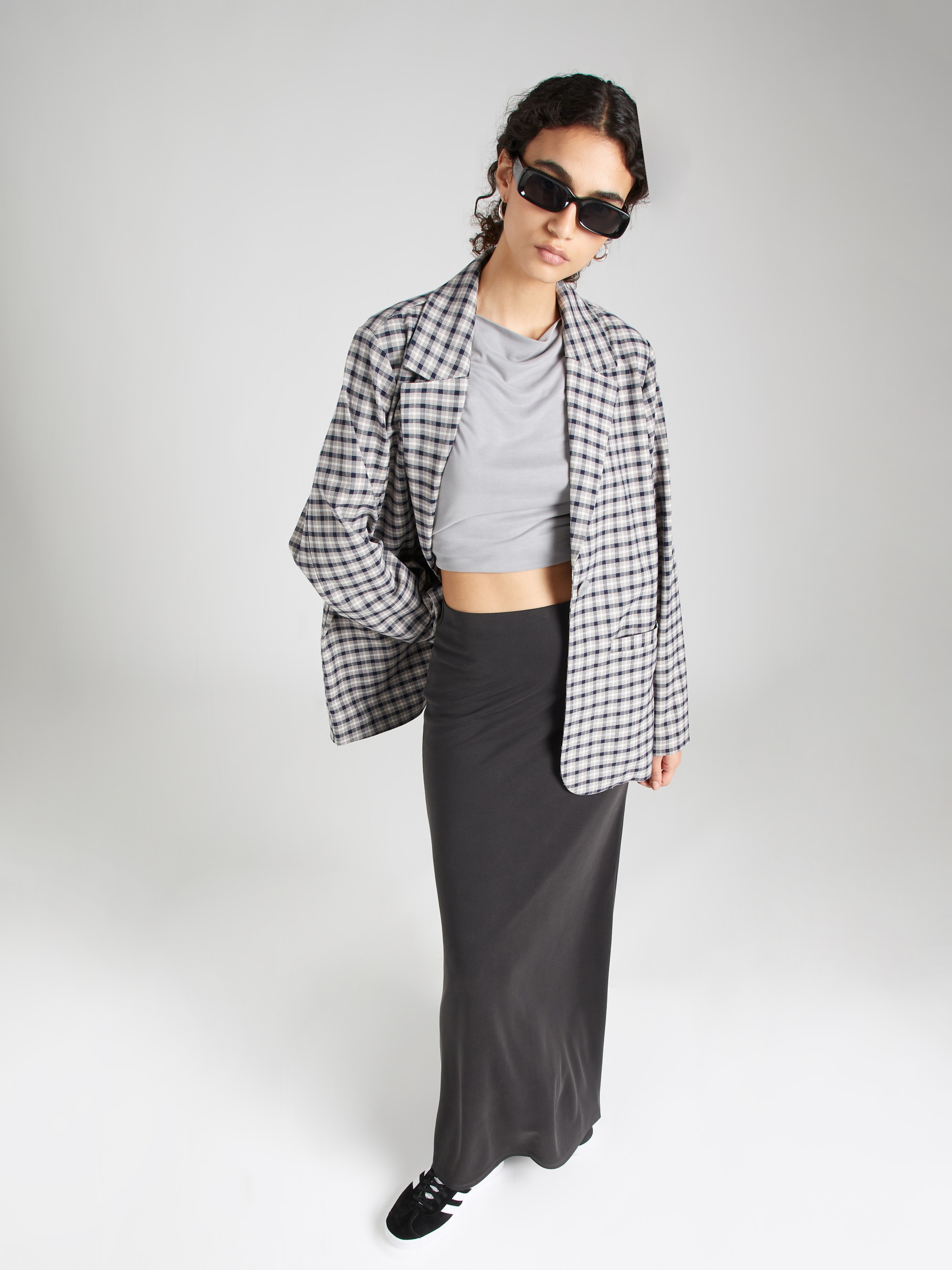 Monki Blazer in Grey | ABOUT YOU