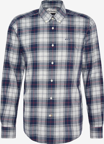 Regular fit Camicia 'Wetheram' di Barbour in blu: frontale