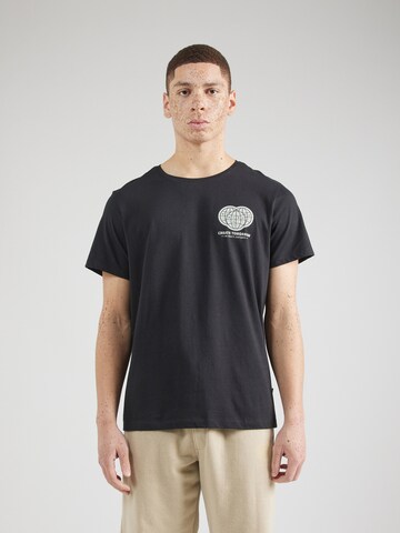 BLEND - Camiseta en negro: frente