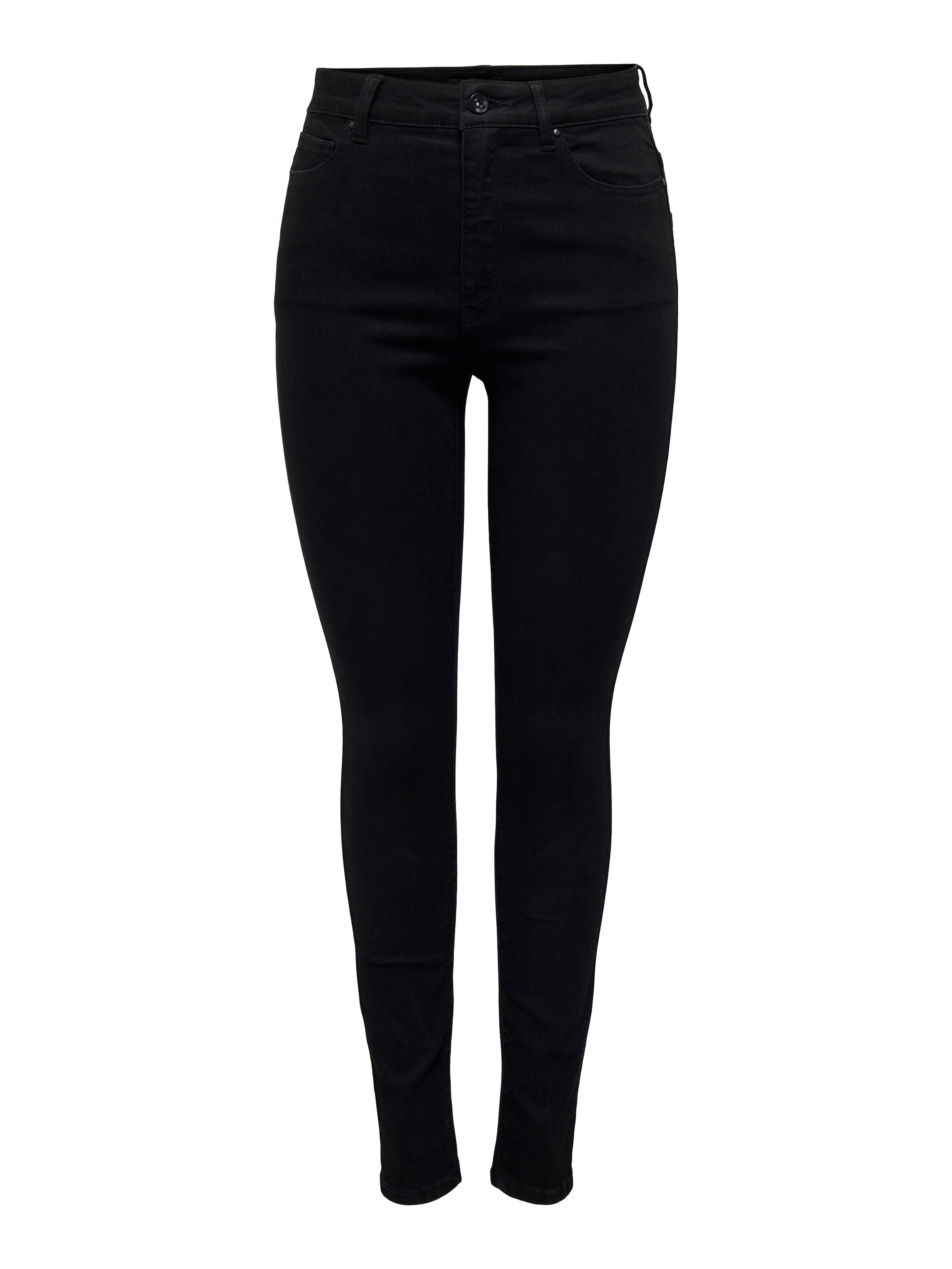 melns ONLY Šaurs Džinsi: no priekšpuses