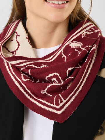 CODELLO Tuch mit Snoopy-Print im Allover-Design in Rot